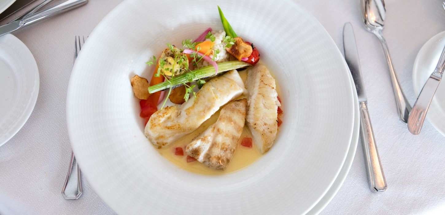 Gourmet fish on the menu