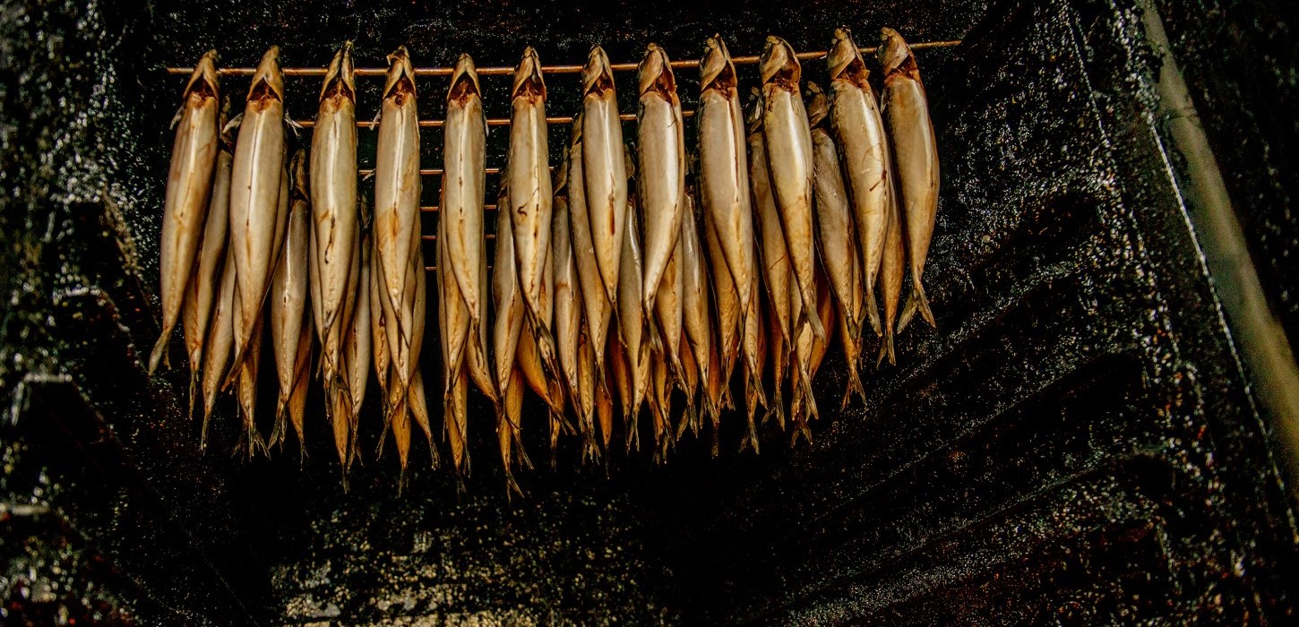 Røgede fisk i Kerteminde
