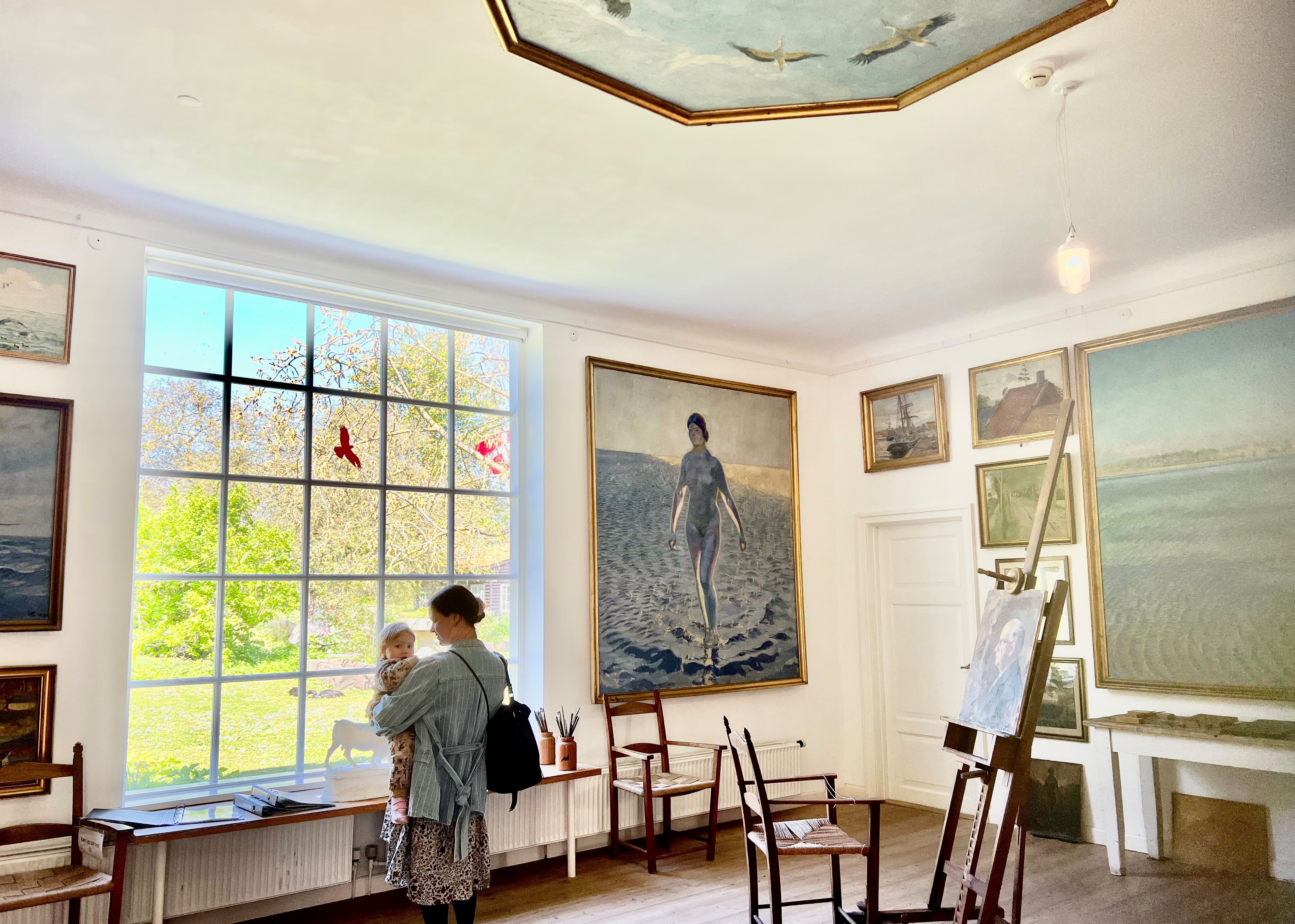 Johannes Larsens atelier på Johannes Larsen Museet