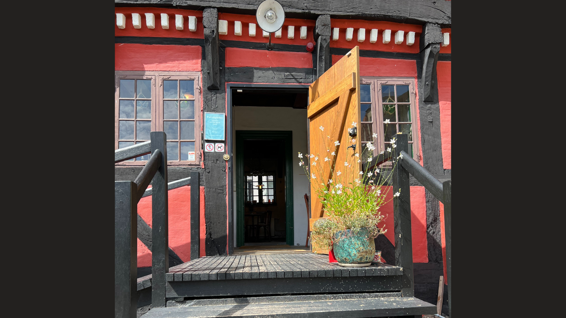 Tourist information in summertime