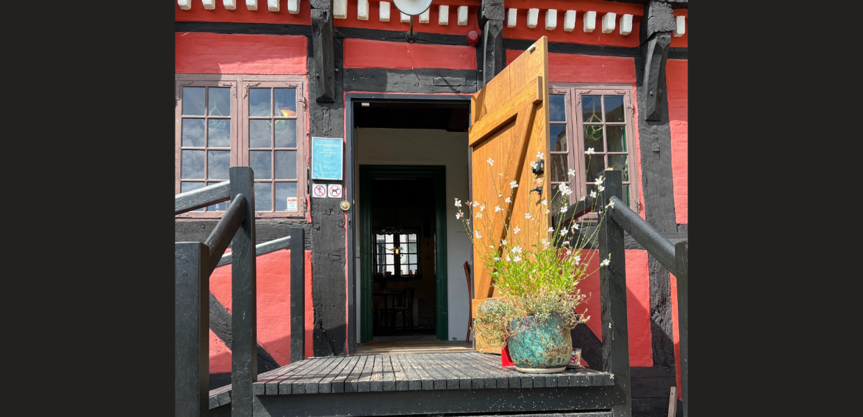 Indgang til Farvergården fra gårdhaven